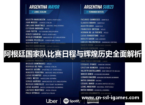 阿根廷国家队比赛日程与辉煌历史全面解析