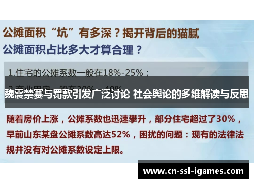 魏震禁赛与罚款引发广泛讨论 社会舆论的多维解读与反思
